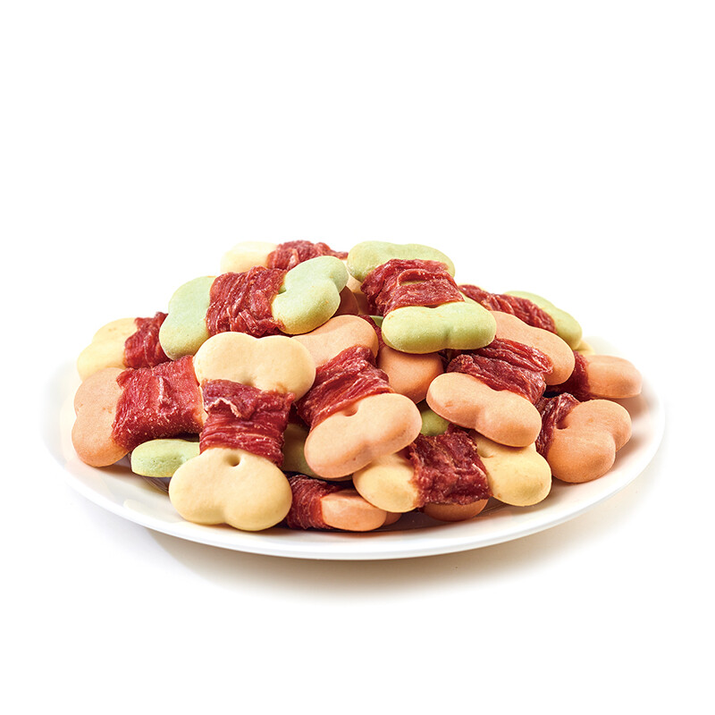 Duck jerky with bicuit twisted