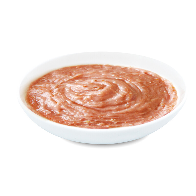 Beef with carrot & pea