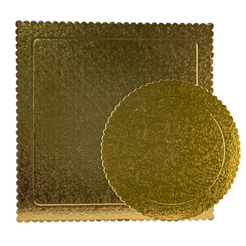 Square Rose Wavy Border