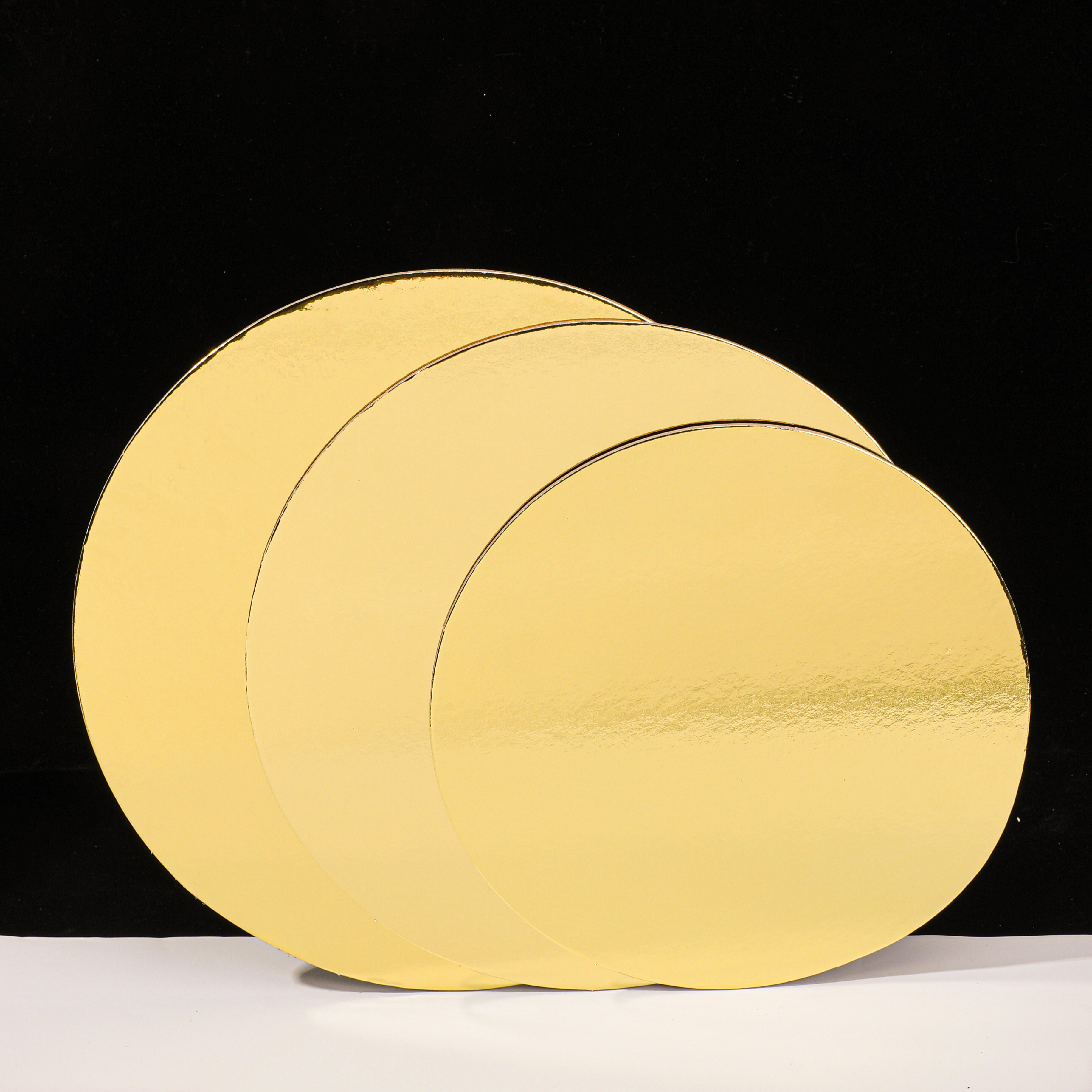 3mm Gold & Black Cake Base Stand - Sturdy & Stylish