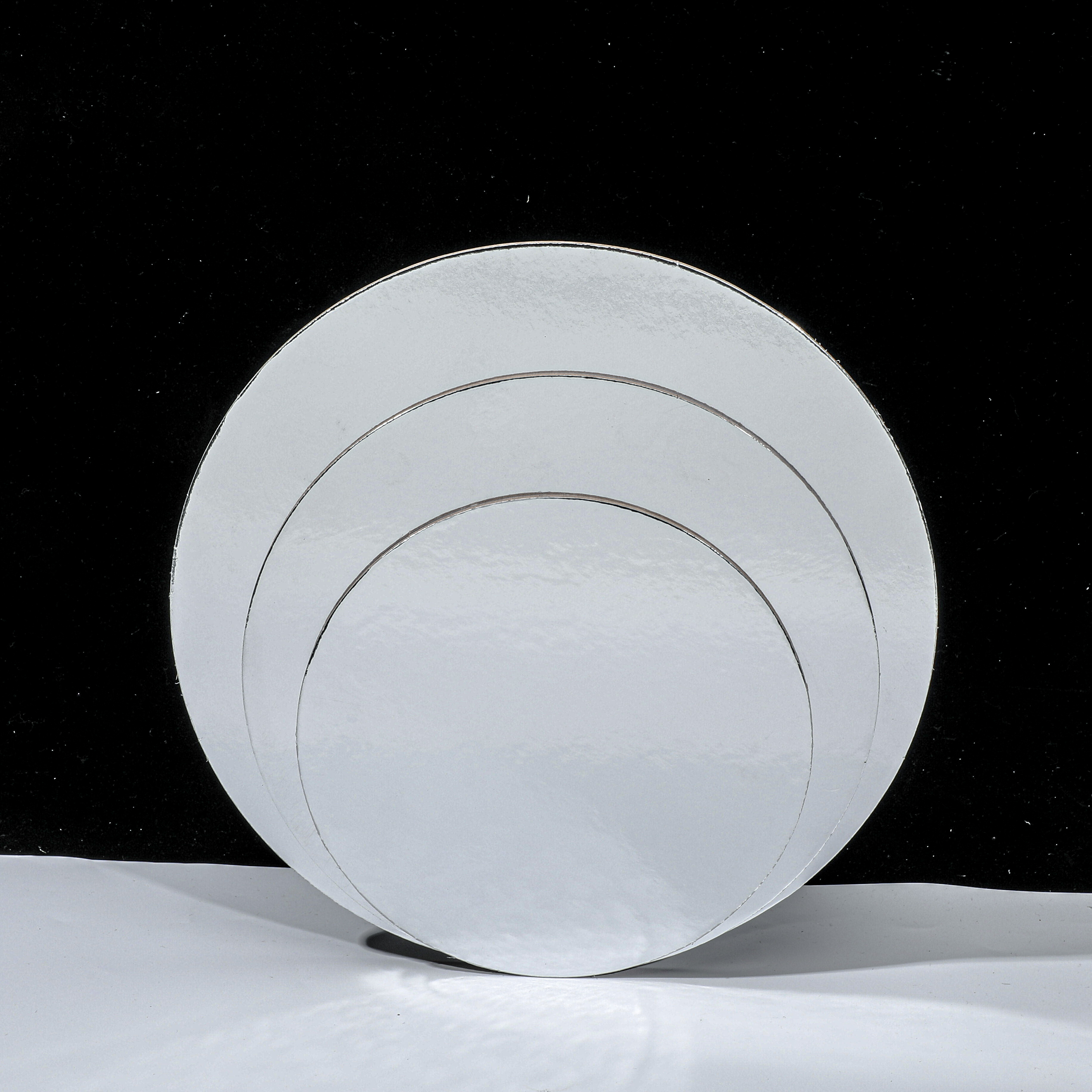 3mm Thick Silver Round Cake Base Stand