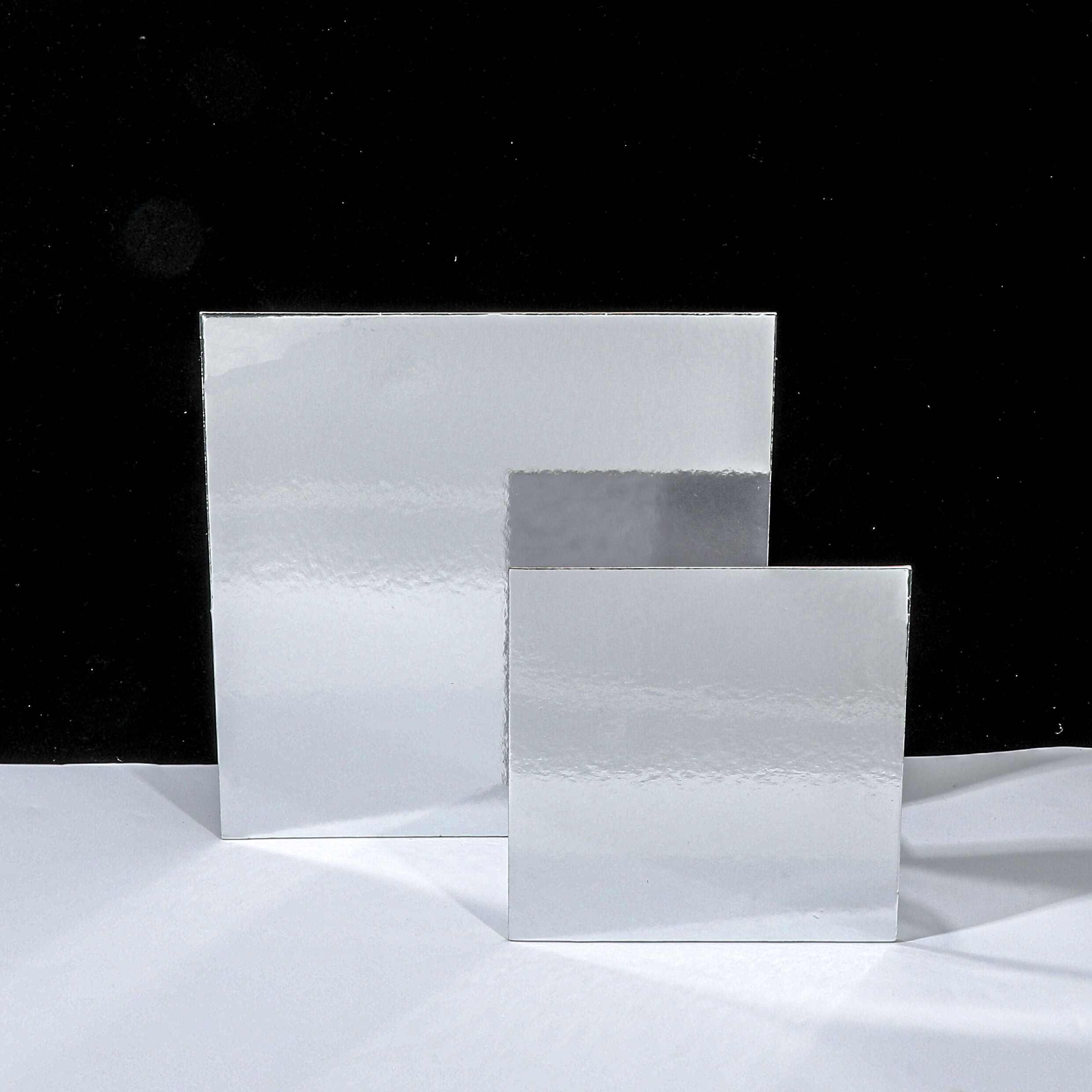 3mm Thick Silver Square Cake Base Plate