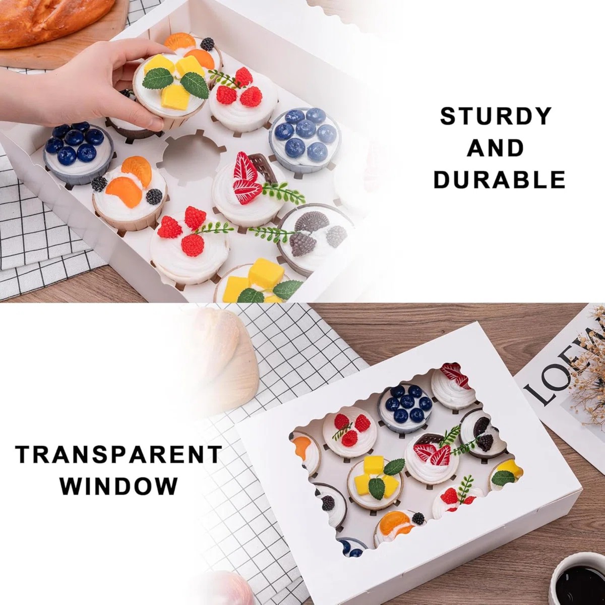 Cupcake+Boxes+Cupcake+Containers+With+Window+Food+Grade+Cupcake+Holder+Easy+Transport+And+Presentation++Ideal+For+Cupcakes+Desserts+And+More (2)