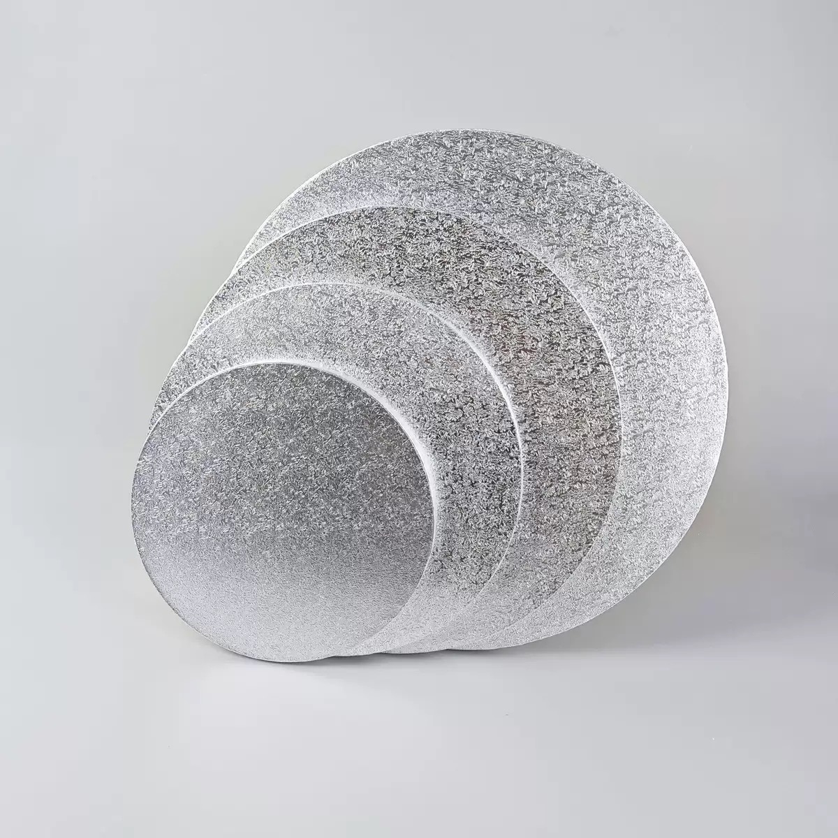 Silver Round Cake Board - 12mm Thick, Waterproof