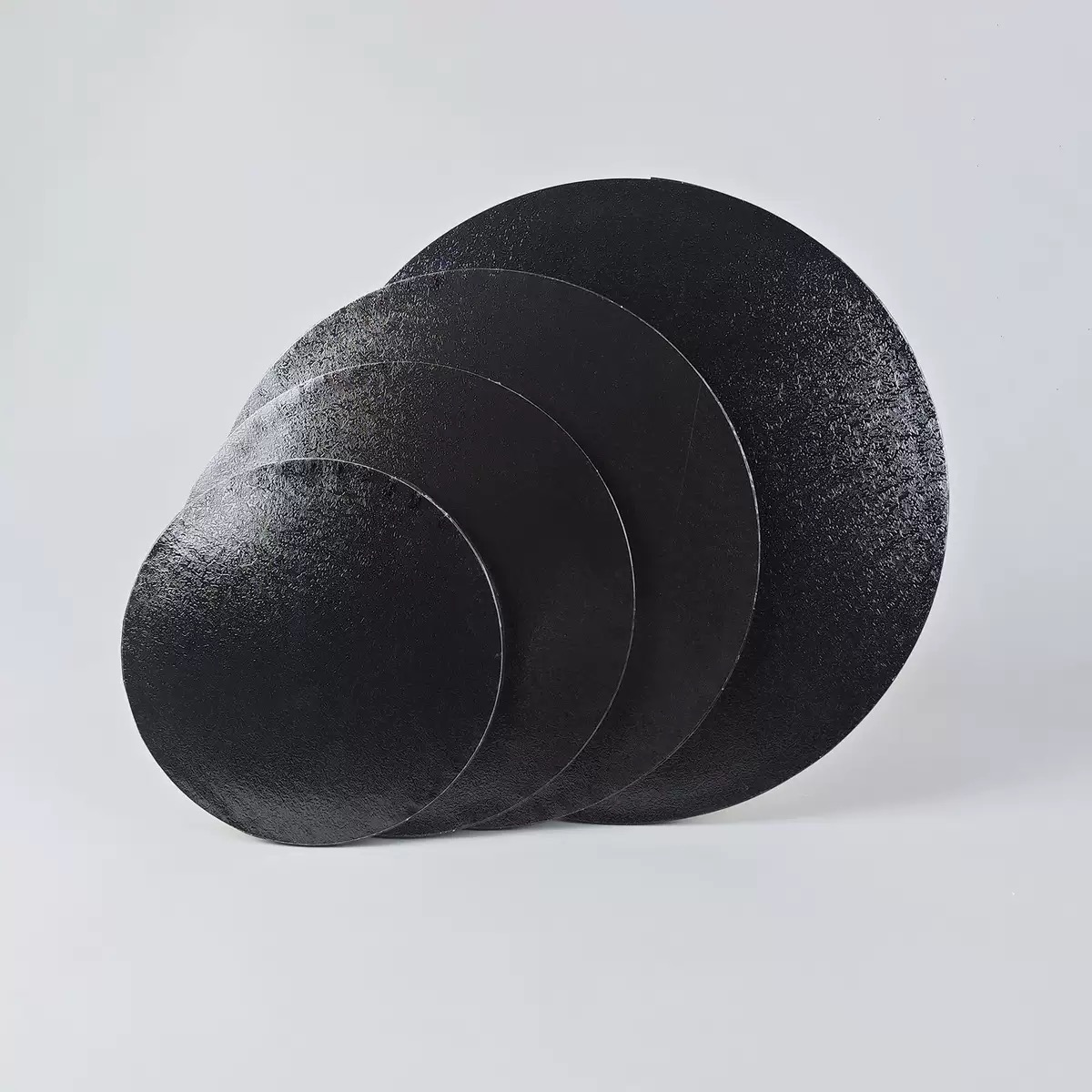 Black Round Cake Board - 12mm Thick, Waterproof