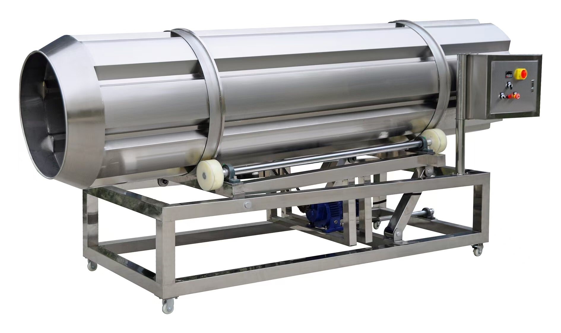 Single drum seasoning