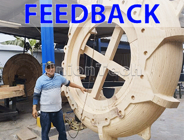 Client Feedback of 5 axis cnc router machine