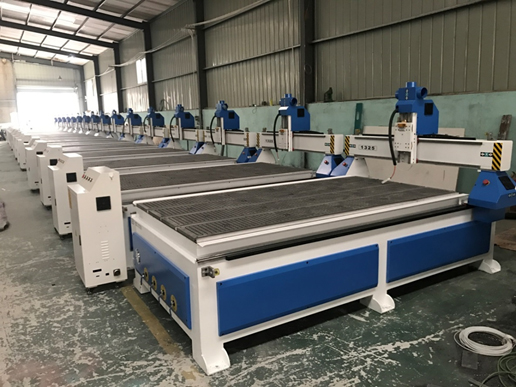 Two containers of CNC router delivery to dealer