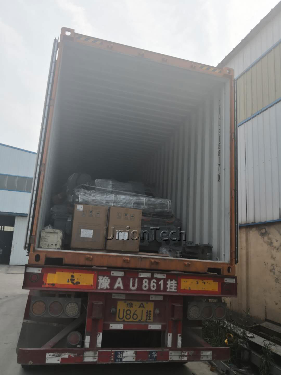 40' HQ container send to Poland client
