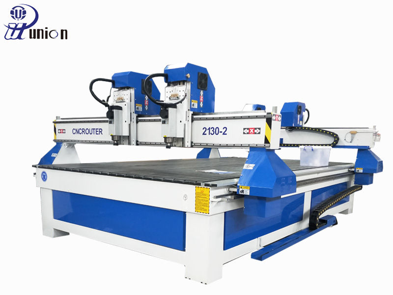 2130 double heads cnc router with double gantry