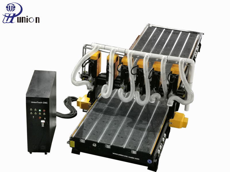 multi heads cnc router milling and engraving for mass production