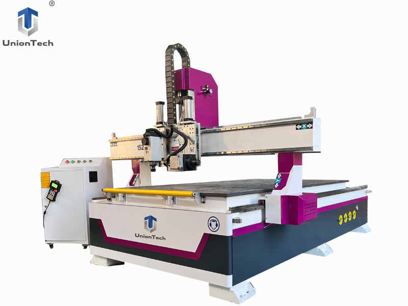 Multi Spindles Wood CNC Router Machine For Door Side Holes