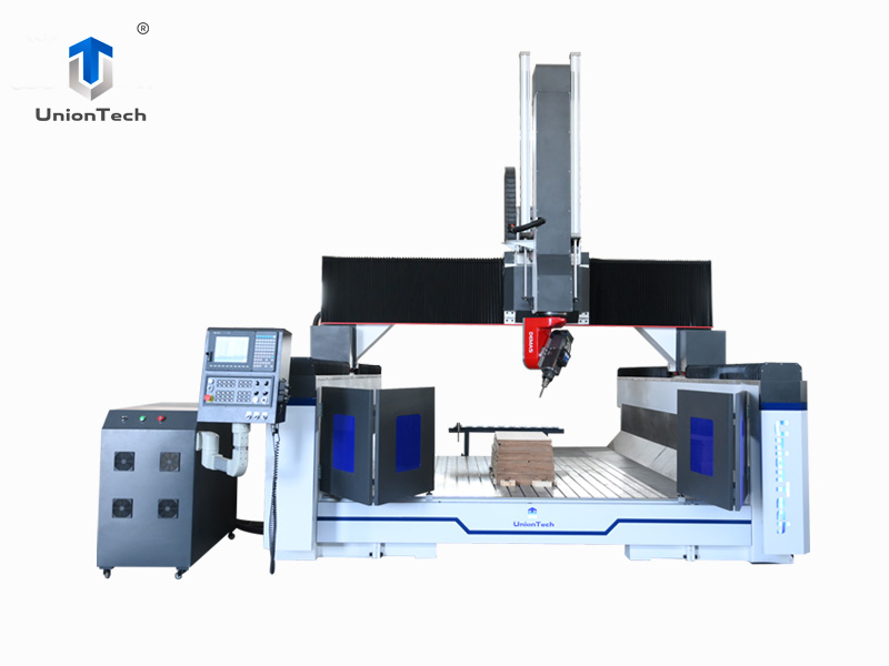 Heavy duty high accuracy large size 5 axis cnc router 360 degree for 3d model EPS wood foam pattern making working