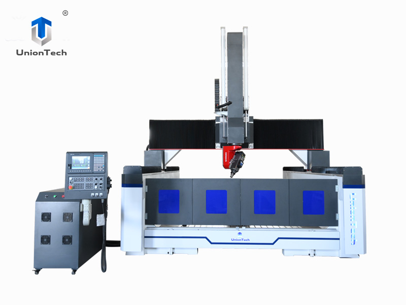 Heavy duty high accuracy large size 5 axis cnc router 360 degree for 3d model EPS wood foam pattern making working