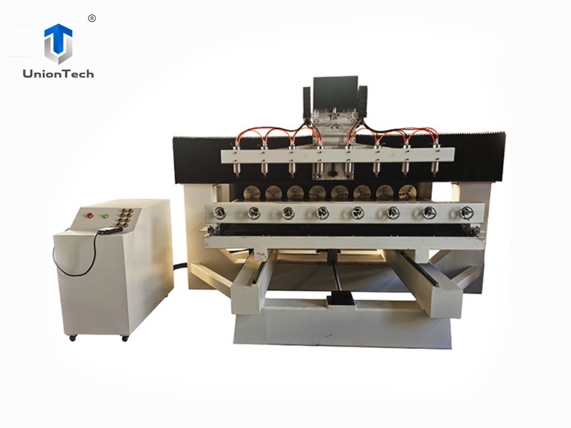 Economic Price Automatic Wood Engraving Machine Multi Spindle 3D CNC Router With 8 Heads