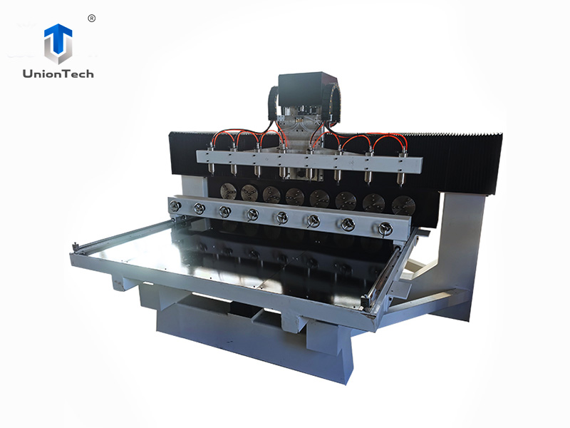 Economic Price Automatic Wood Engraving Machine Multi Spindle 3D CNC Router With 8 Heads