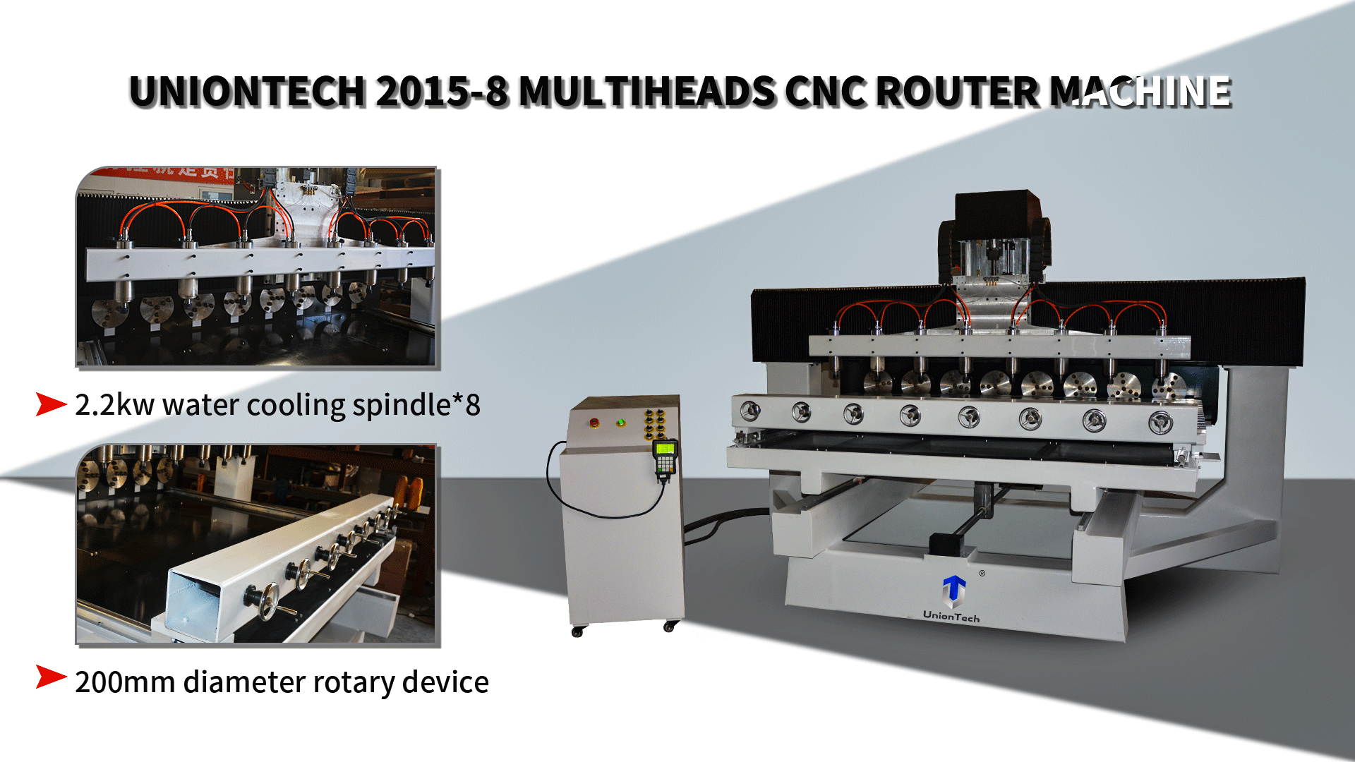 New product 2015 8 multihead cnc router machine delivery to India