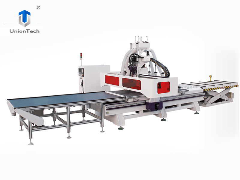 Woodworking 1325 Auto Nesting Cnc Router Machine 4 X 8ft Vacuum Bed 9kw Wood Automatic Multi-spindles Head 3d Ua 4020 Cnc