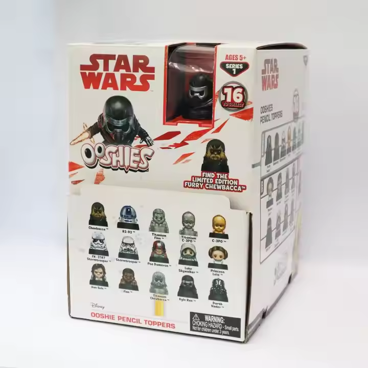 Custom 3D Rubber Figurines and Toys OEM Ooshies Movie Cartoon Starwars Action Figures