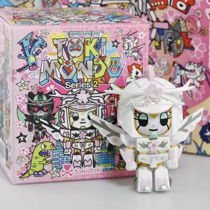 Custom Only Kawaii POP Blind Box Art Toys Japan Christmas Robot Artbox Mini Plastic PVC Lucky Mystery Blind Boxes for Collect