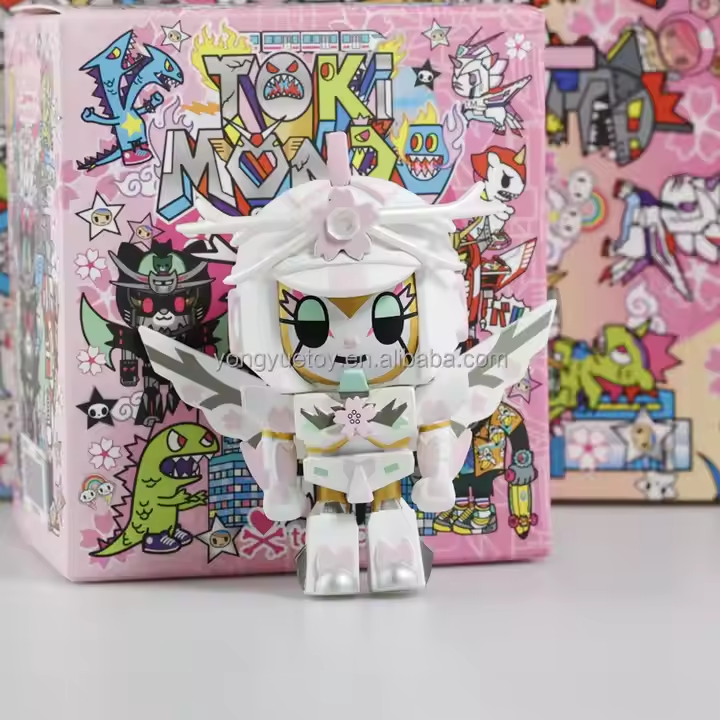 Custom Only Kawaii POP Blind Box Art Toys Japan Christmas Robot Artbox Mini Plastic PVC Lucky Mystery Blind Boxes for Collect