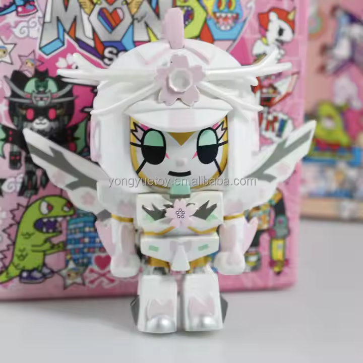 Custom Only Kawaii POP Blind Box Art Toys Japan Christmas Robot Artbox Mini Plastic PVC Lucky Mystery Blind Boxes for Collect