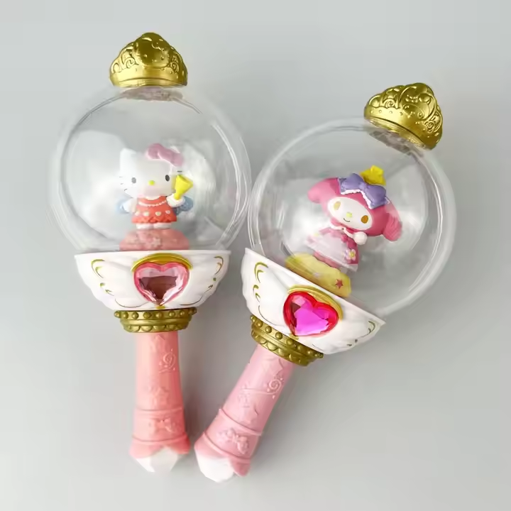Hot Products Custom Top Quality Mini Magic Figure Toy Japan Cartoon Crystal Ball Collection Magic Stick Wand Toys