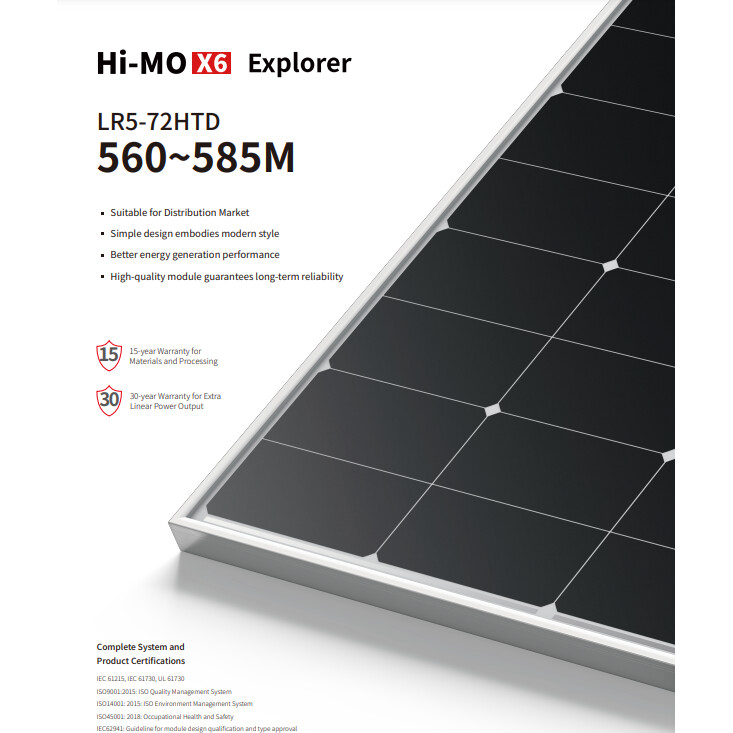 Longi Solar LR5-72HTD 560-585M