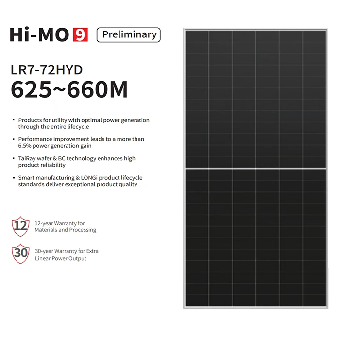 Longi Solar HiMo9 LR7-72HYD