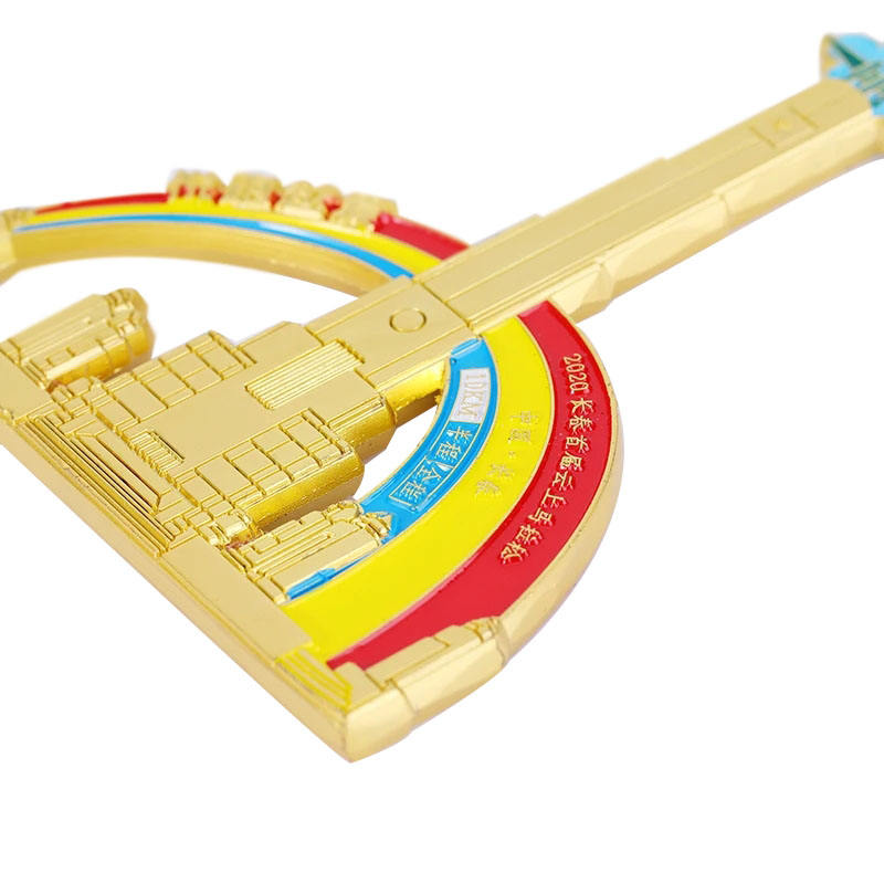 Manufacturers Design Custom Color Personalized Logo Half Marathon 5k 10k 21k Fun Run Runner Race Finisher Sports Award Metal
