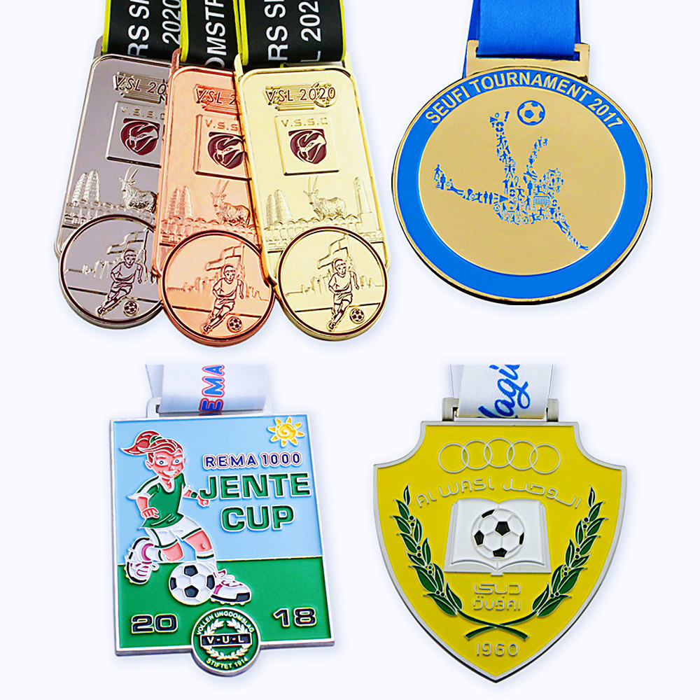 China Manufacturers Cheap Price Wholesale Soccer Medals and Trophies ODM OEM Custom Soccer Medals and Trophies
