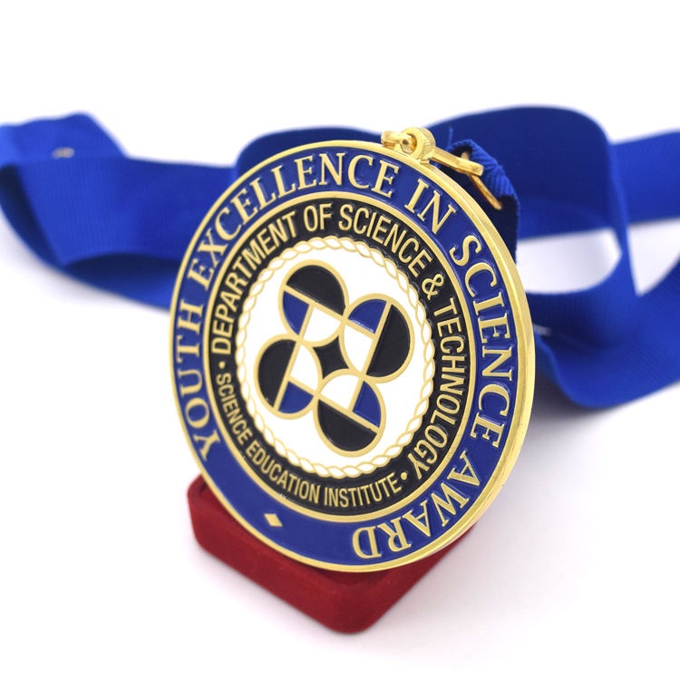Customized Philippines Youth Excellence in Science Award Medal Brass Medal Finisher Medal for Science and Technology Competition
