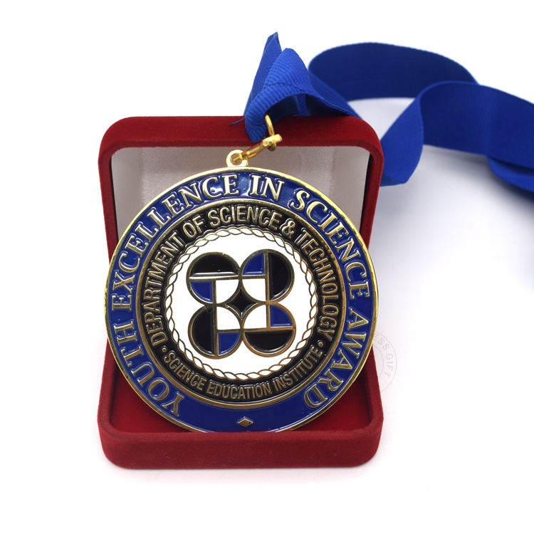 Customized Philippines Youth Excellence in Science Award Medal Brass Medal Finisher Medal for Science and Technology Competition