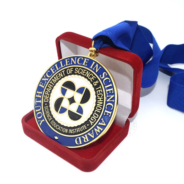 Customized Philippines Youth Excellence in Science Award Medal Brass Medal Finisher Medal for Science and Technology Competition