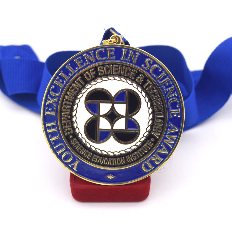 Customized Philippines Youth Excellence in Science Award Medal Brass Medal Finisher Medal for Science and Technology Competition
