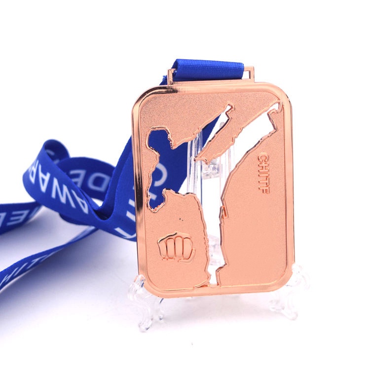 High Quality Factory Gold CHITF Cup Korea Taekwondo Medallion Fighting Wresting Judo Boxing Karate Martial Arts Medal Awards