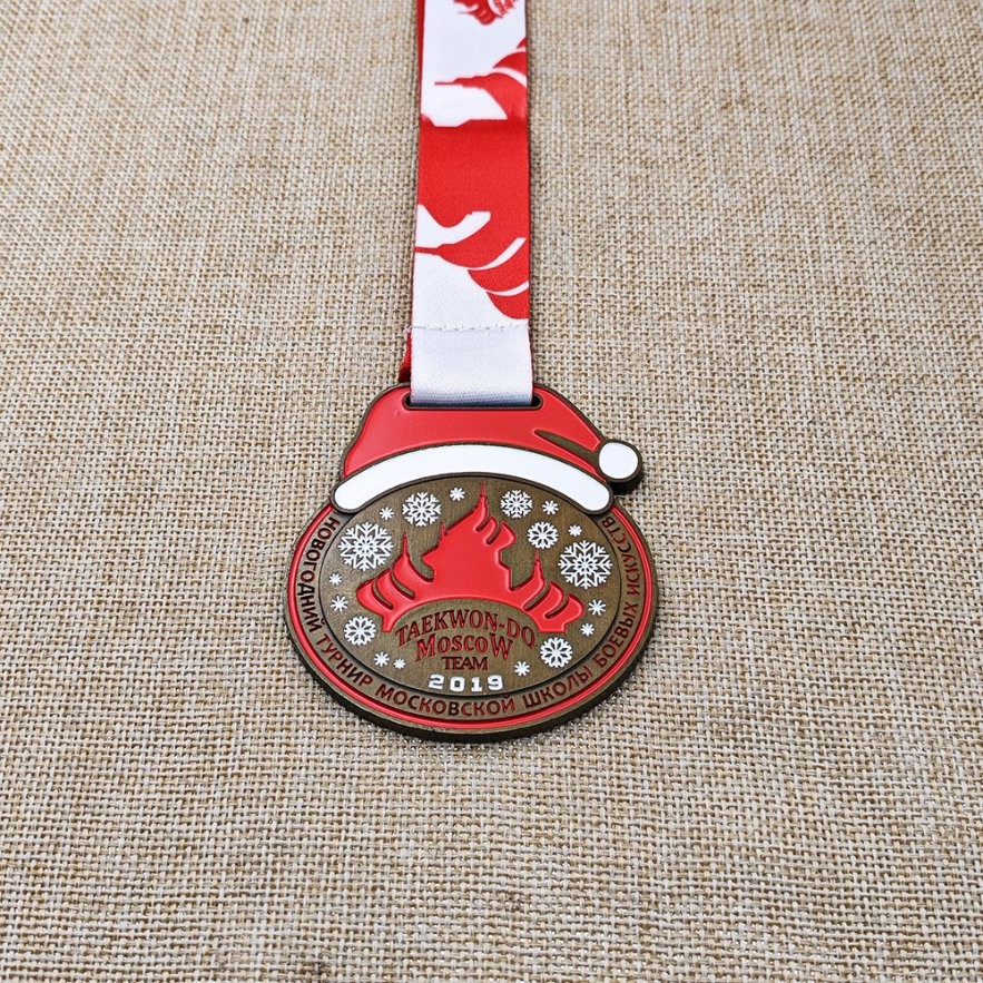 Unique Triathlon Medals with Soft Enamel for Event Winners