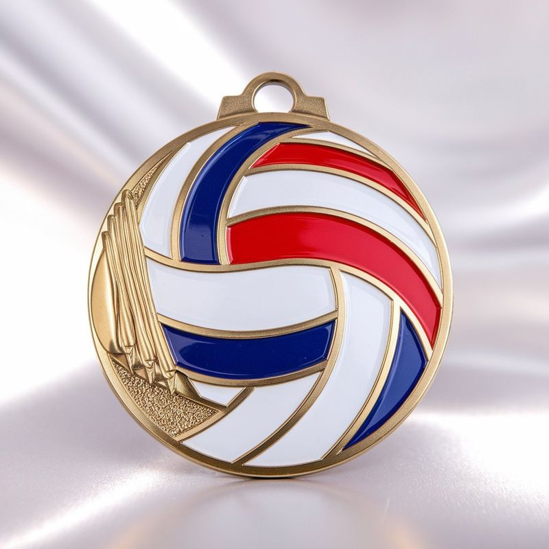 Free Design Manufacturer Custom Volleyball Trophies and Medals