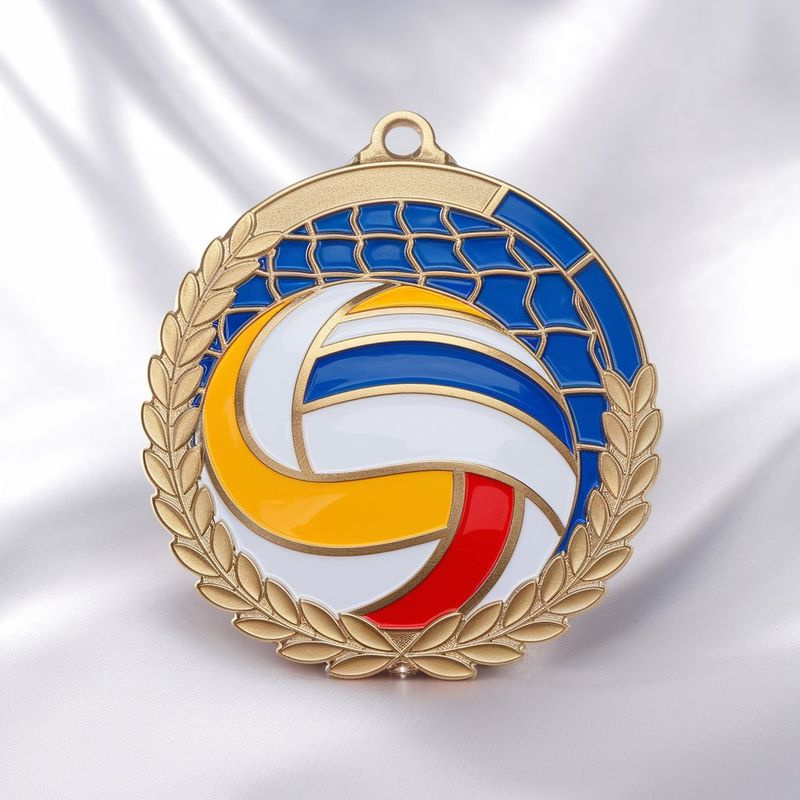 Free Design Manufacturer Custom Volleyball Trophies and Medals