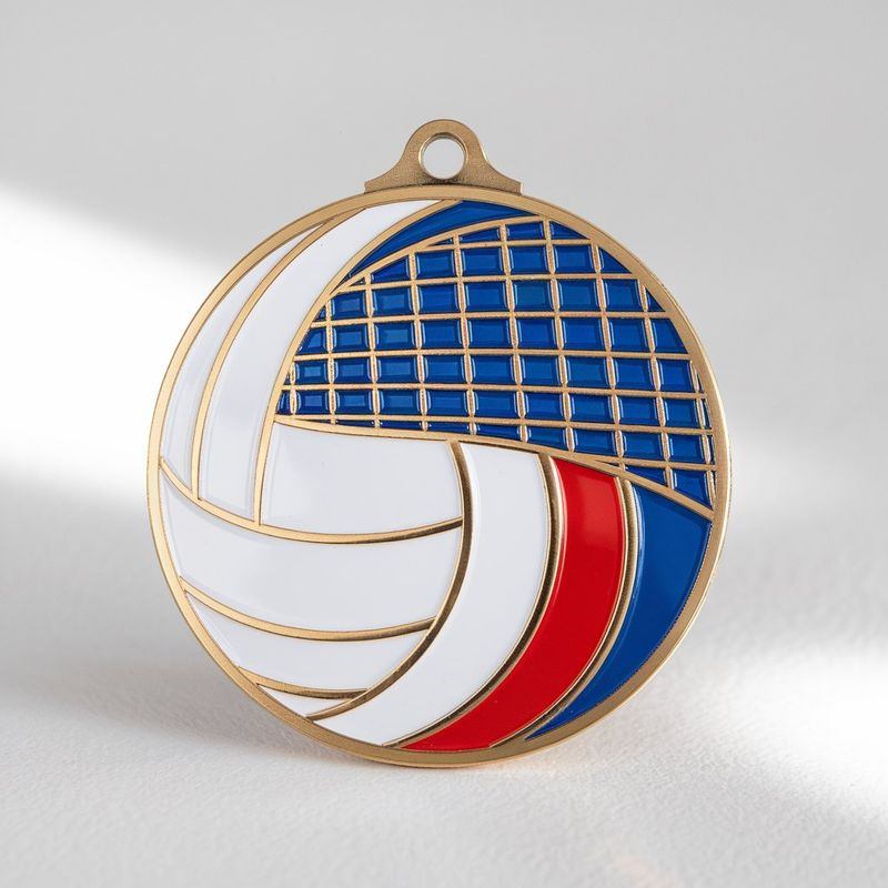 Free Design Manufacturer Custom Volleyball Trophies and Medals