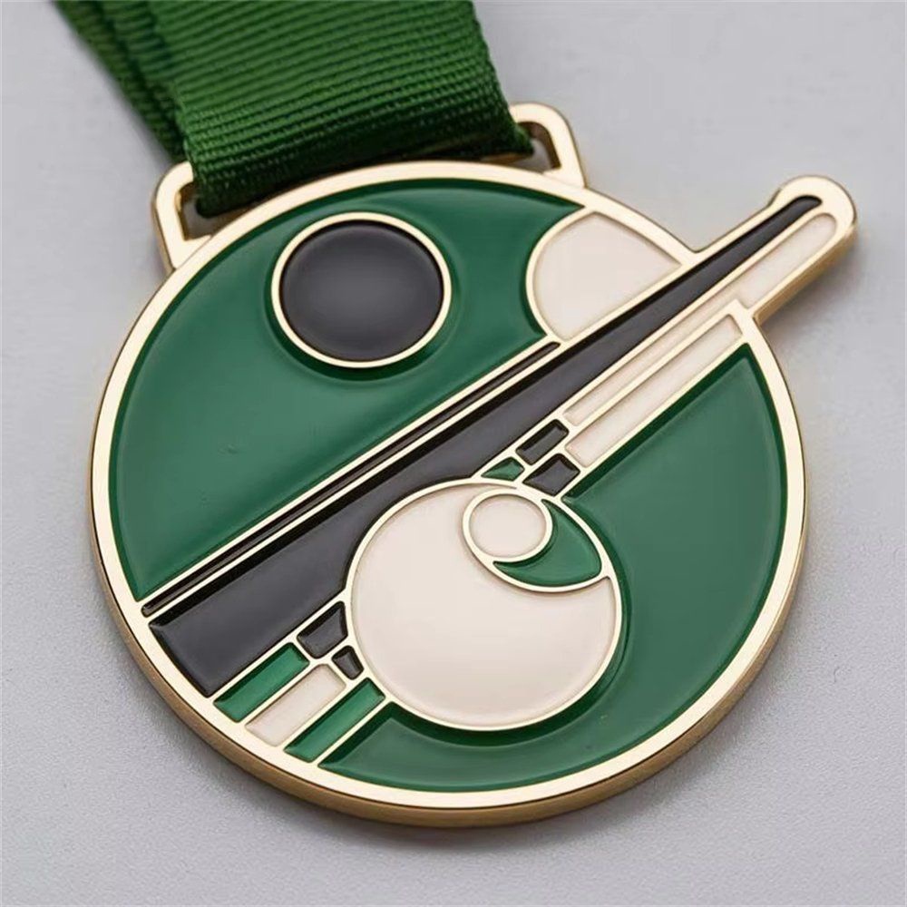 Wholesales Custom Soft Hard Enamel Billiards Medals Sport Club Competition Trophies and Medals