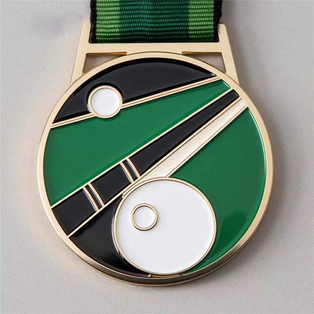 Wholesales Custom Soft Hard Enamel Billiards Medals Sport Club Competition Trophies and Medals
