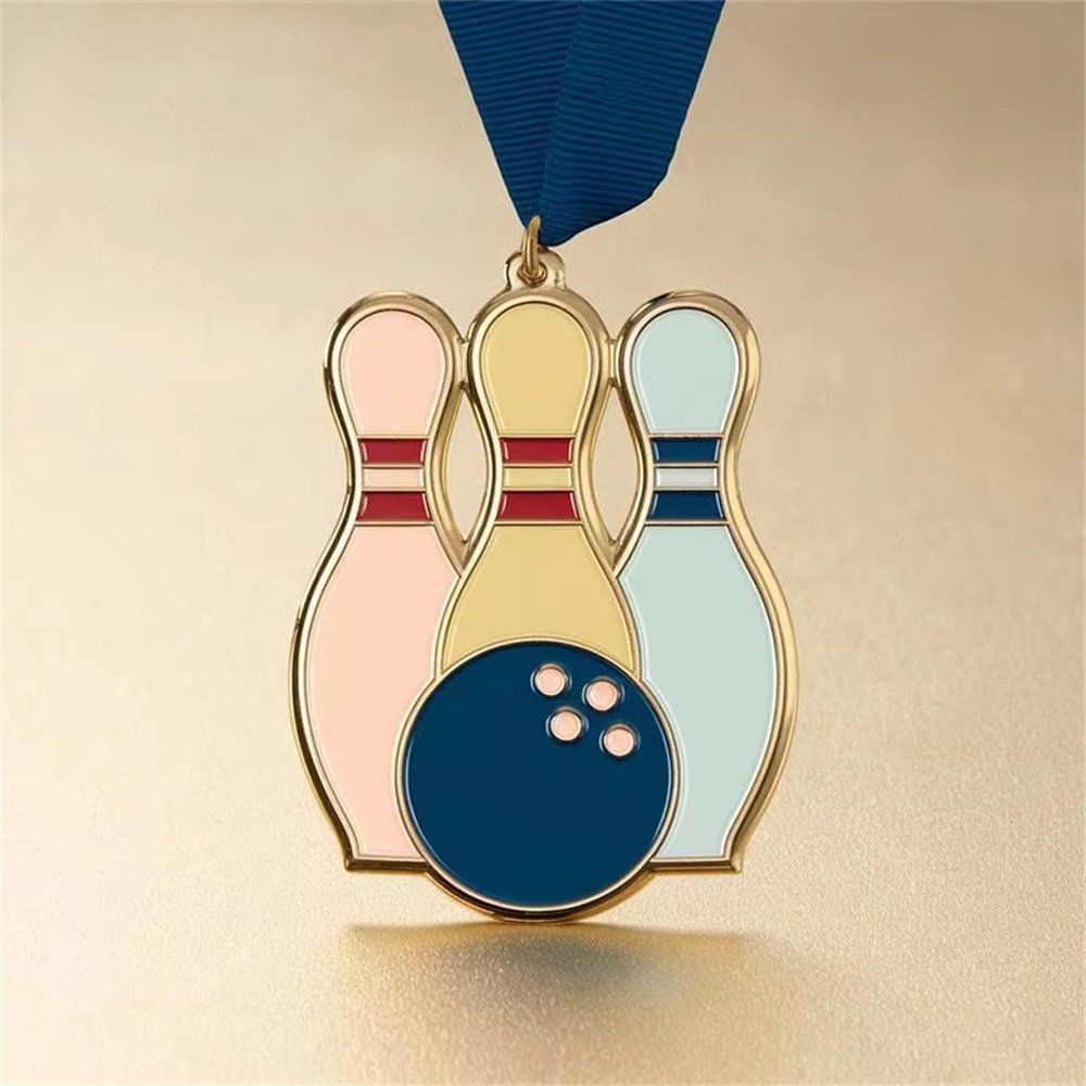 Wholesales Custom Soft Hard Enamel Bowling Sport Club Competition Trophies and Medals