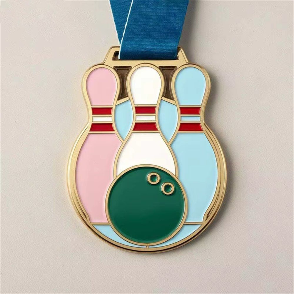 Wholesales Custom Soft Hard Enamel Bowling Sport Club Competition Trophies and Medals