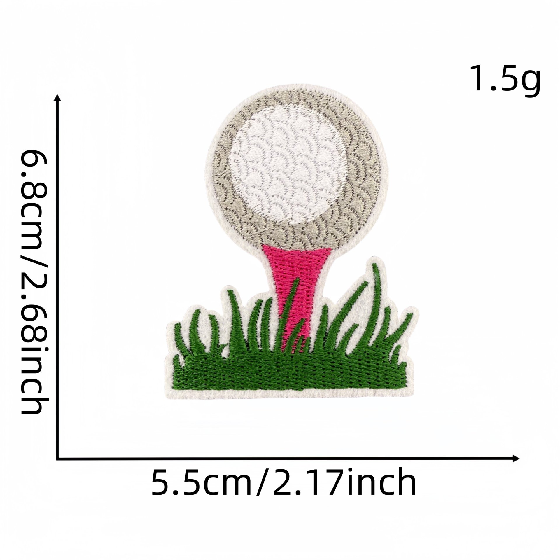 Colorful golf ball tees set, multi-size mixed tee pegs, course teeing accessories