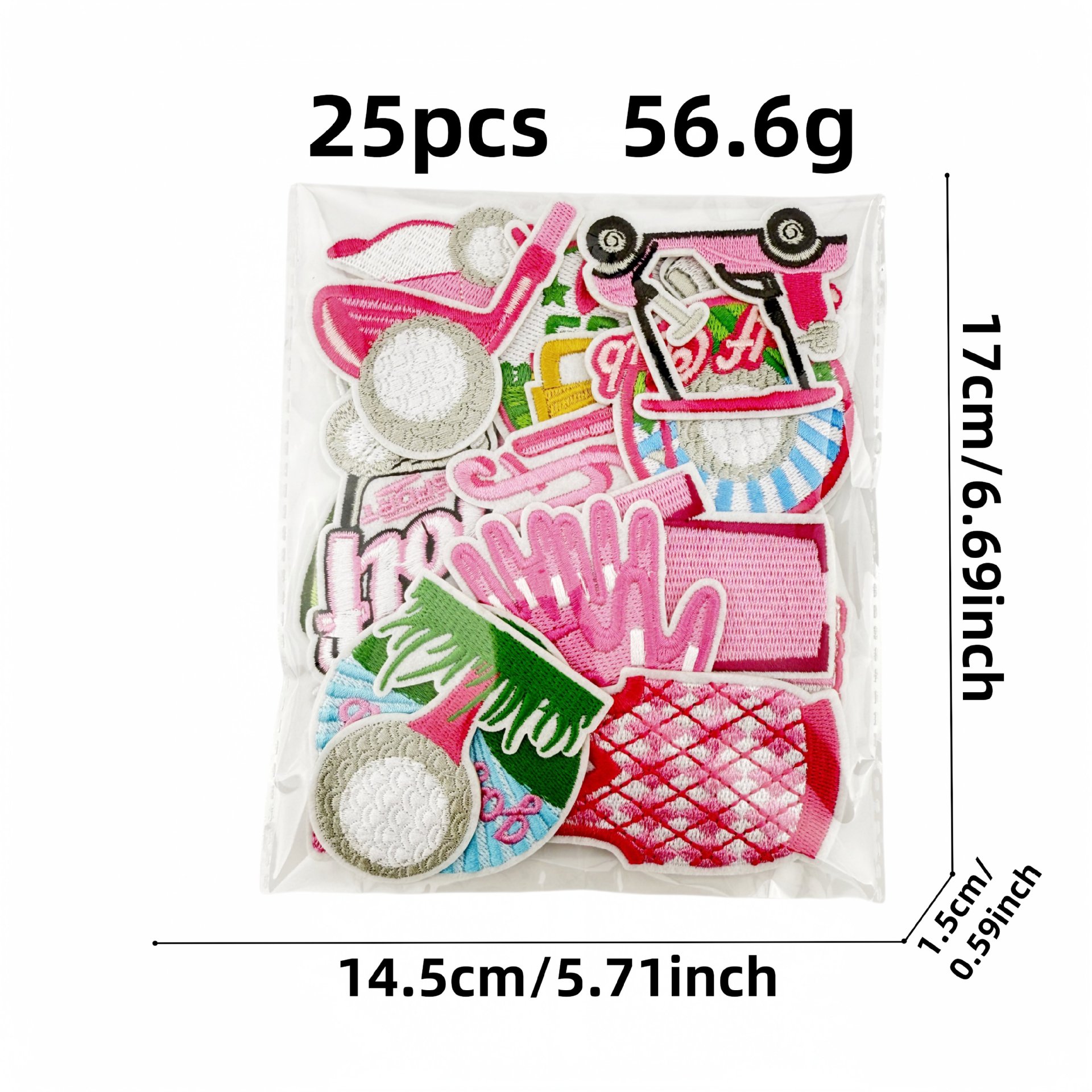 Colorful golf ball tees set, multi-size mixed tee pegs, course teeing accessories