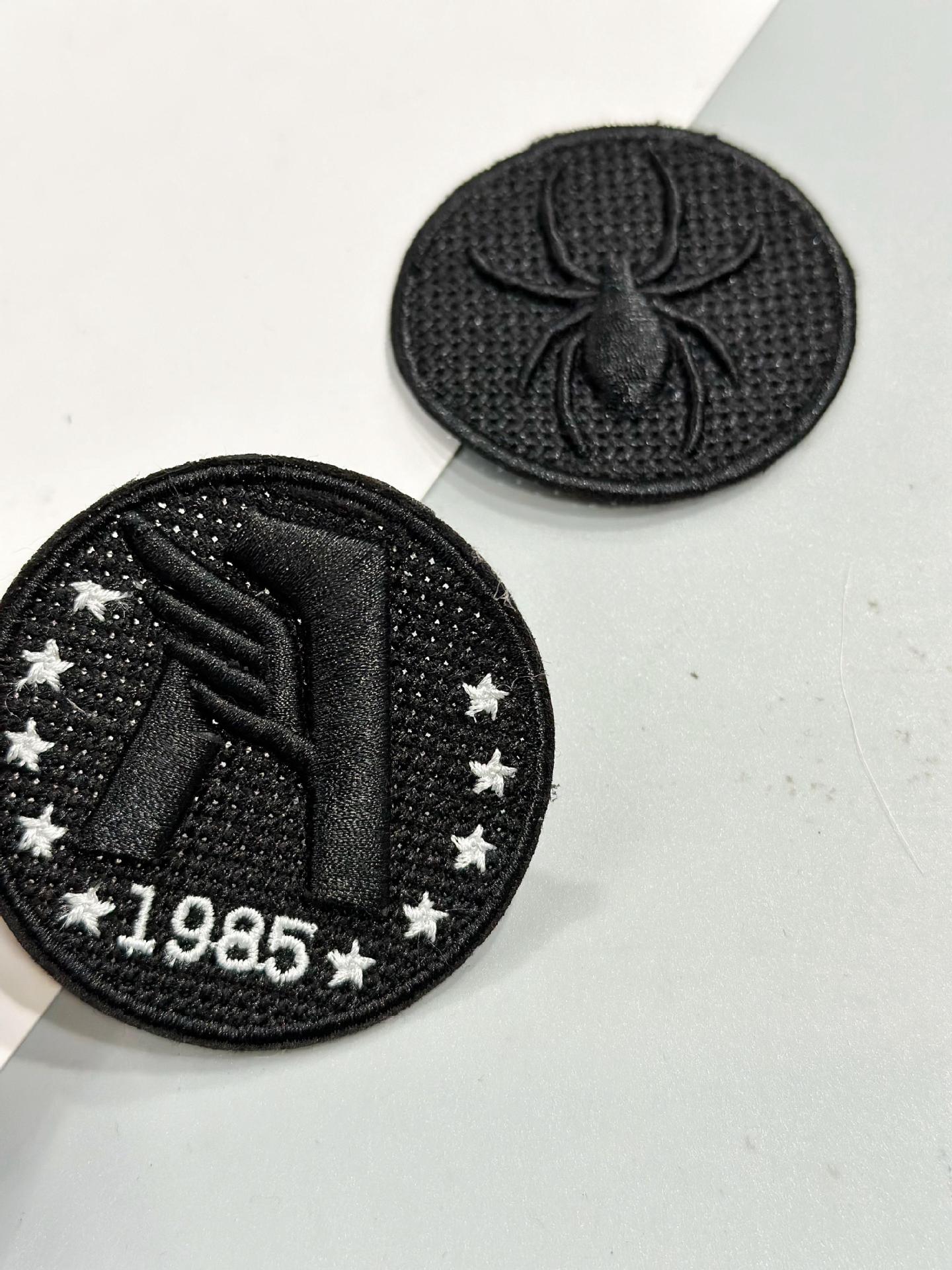 3D three-dimensional sweater leather label, cloth label, shirt doll trademark, clothing accessory decorative label design, custom-made from provided images.