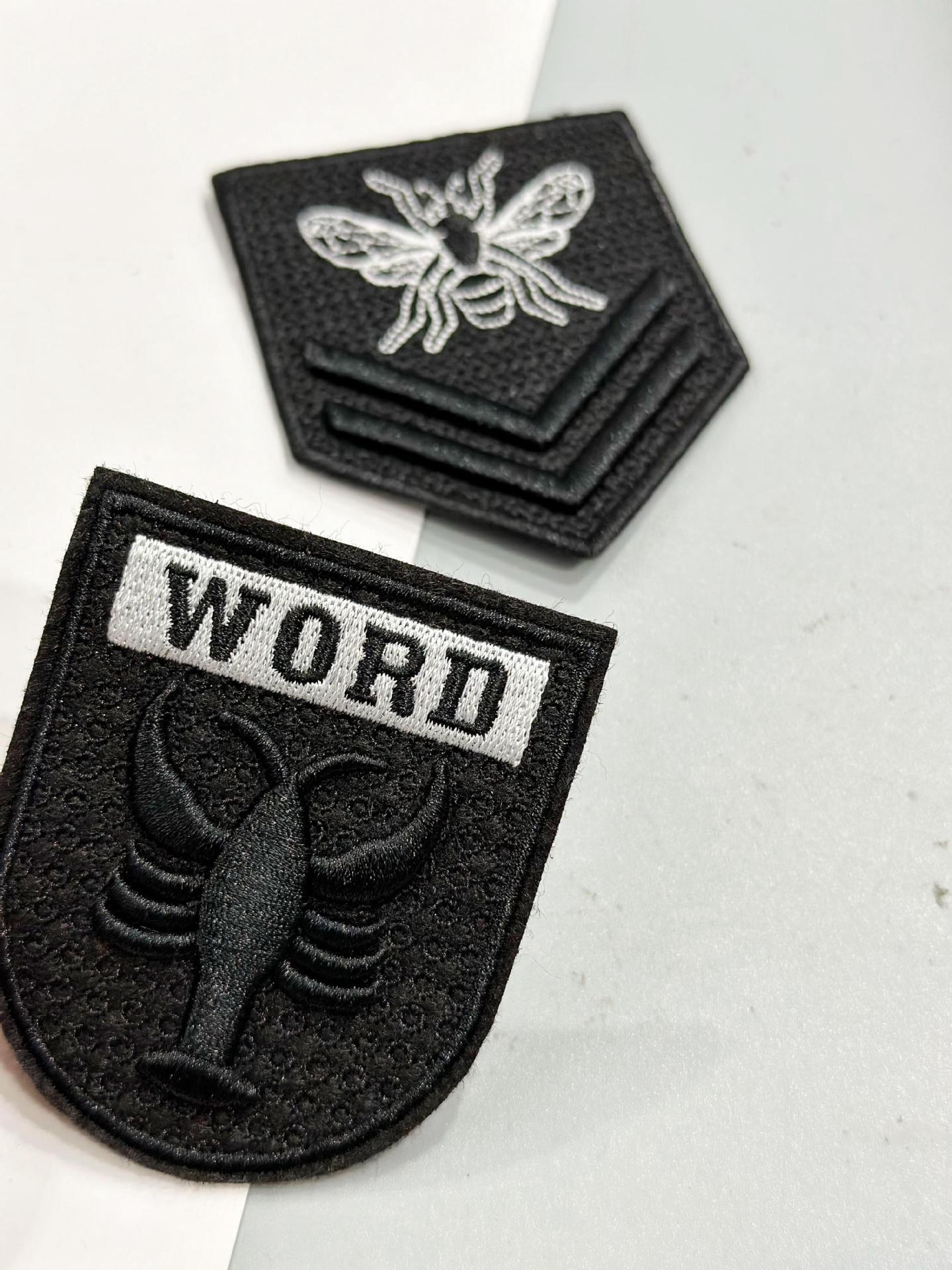 3D three-dimensional sweater leather label, cloth label, shirt doll trademark, clothing accessory decorative label design, custom-made from provided images.