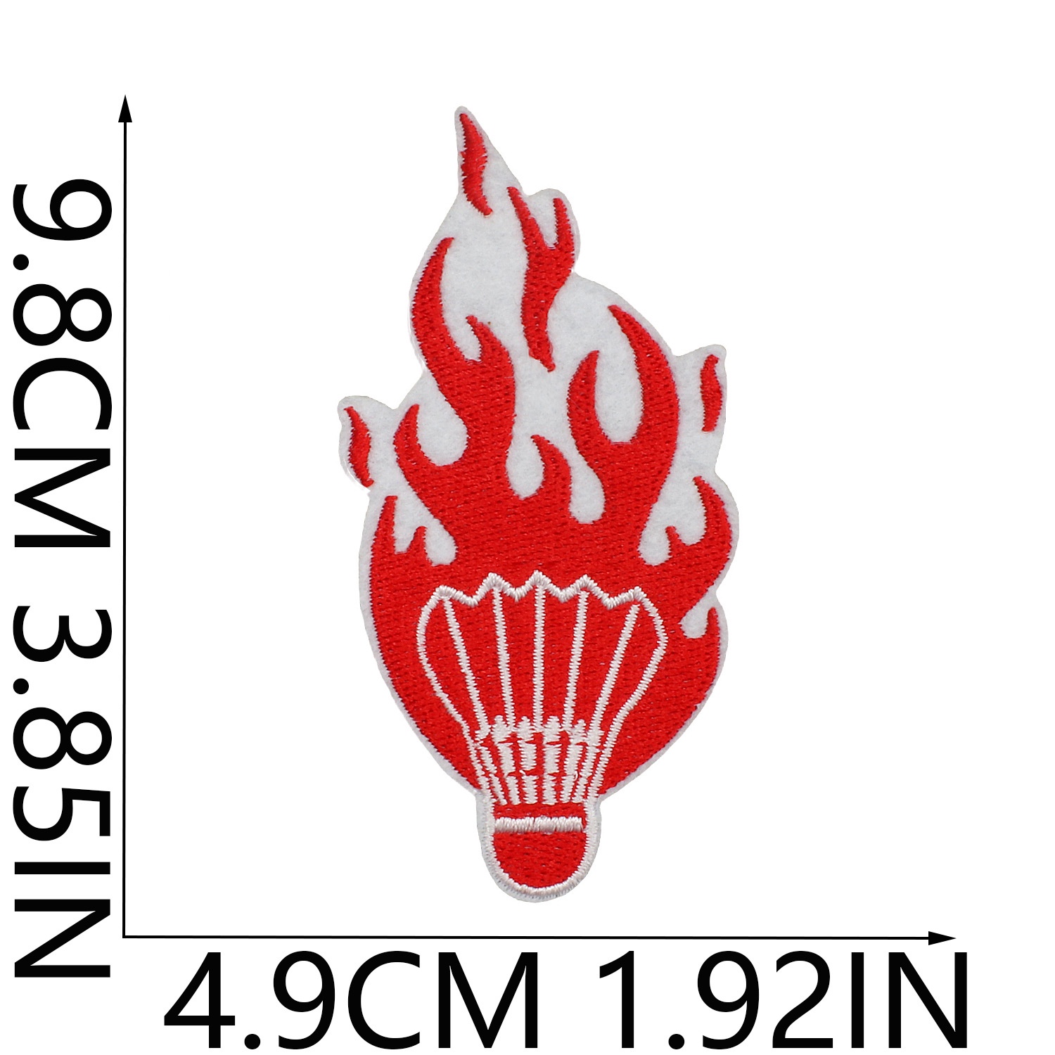 Sports-style embroidered fabric patches, sunglasses, badminton shuttlecock patches, racket embroidery pieces, badminton shuttlecock letter embroidery badges
