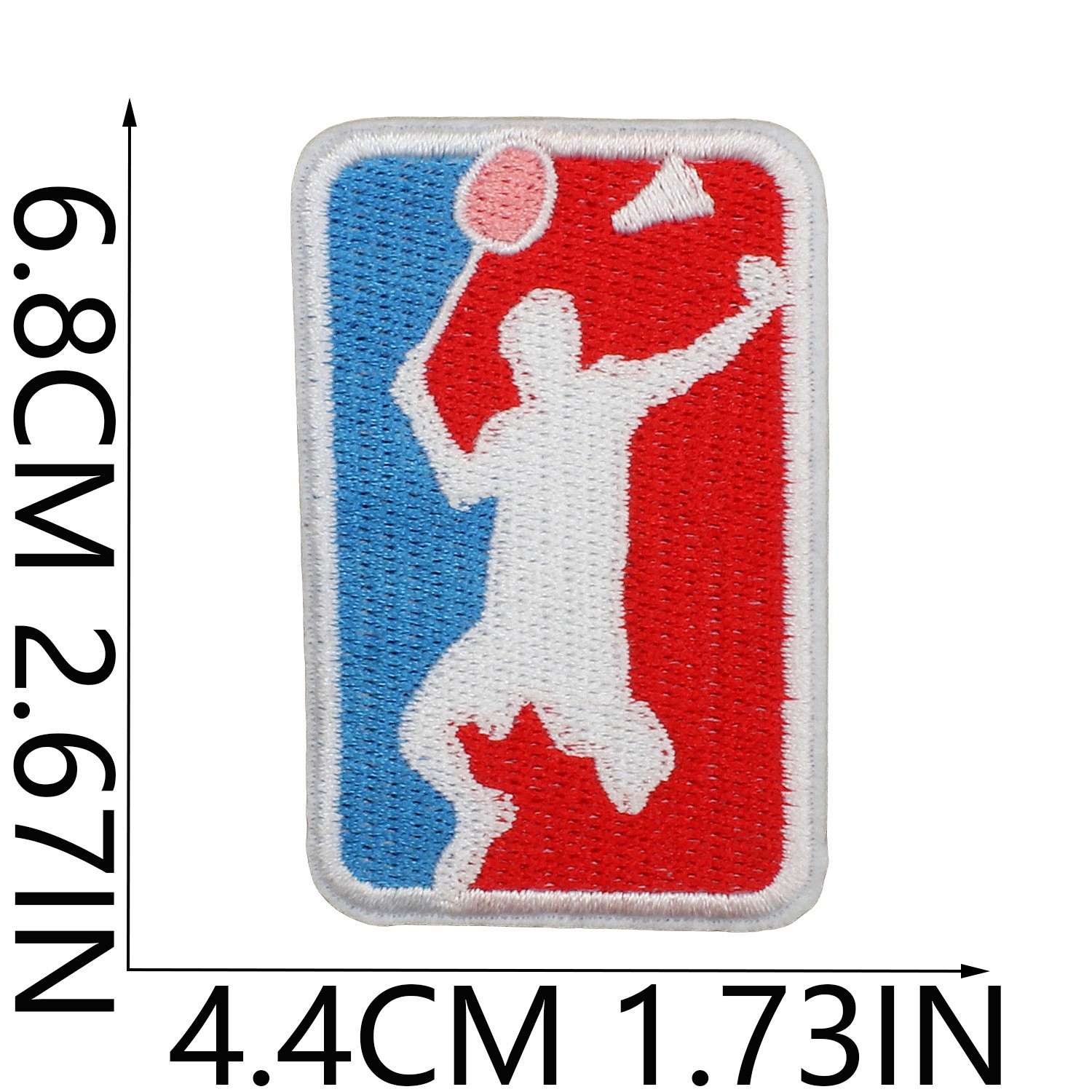 Sports-style embroidered fabric patches, sunglasses, badminton shuttlecock patches, racket embroidery pieces, badminton shuttlecock letter embroidery badges
